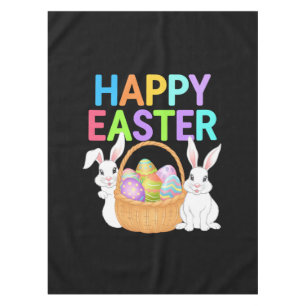 Nappe Joyeuses Pâques 2025 Œufs Lapin Mignon