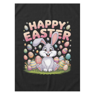 Nappe Joyeuses Pâques 2025 Œufs Lapin Mignon