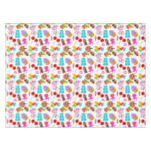 Nappe Joyeux Anniversaire Bonbons Mignons (Devant (Horizontal))