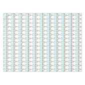 Nappe Joyeux Anniversaire Cake bleu Cupcake Bougies (Devant (Horizontal))