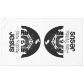 Nappe Joyeux anniversaire Jésus (Devant (Horizontal))