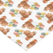 Nappe Joyeux Anniversaire Ourson Mignon (Angle)