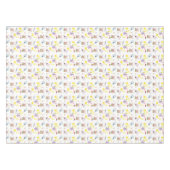 Nappe Joyeux Anniversaire Pieuvre Violette Gâteau (Devant (Horizontal))