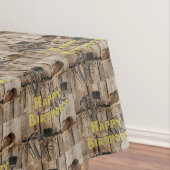 Nappe Joyeux Anniversaire Tablecloth Outils de construct (In Situ)