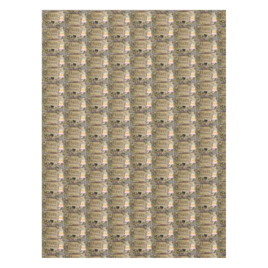 Nappe Joyeux Anniversaire Tablecloth Outils de construct (Devant)