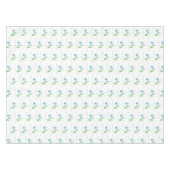 Nappe Joyeux arbres de Noël Vacances Turquoises et verte (Devant (Horizontal))