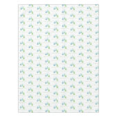 Nappe Joyeux arbres de Noël Vacances Turquoises et verte (Devant)