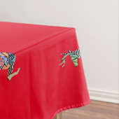 Nappe Joyeux Cerf bondissant de Noël (In Situ)