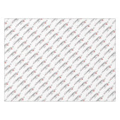 Nappe Joyeux chapeaux et Sucres de canne de Noël (Devant (Horizontal))