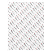 Nappe Joyeux chapeaux et Sucres de canne de Noël (Devant)