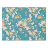 Nappe Joyeux dessin de pétales de fleurs abstraites (Devant (Horizontal))