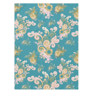 Nappe Joyeux dessin de pétales de fleurs abstraites