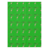 Nappe Joyeux Flamant rose de Noël (Devant)