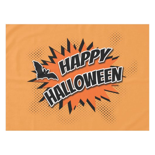 Nappe Joyeux Halloween (Devant (Horizontal))