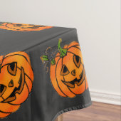 Nappe Joyeux Halloween jack-o-lanterne, tour à traiter (In Situ)