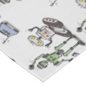 Nappe Joyeux joli dessin de trois robots trio (Angle)