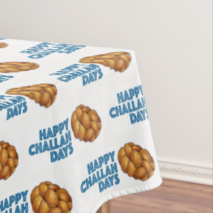 Nappe Joyeux Jours de Challah Pain juif Hanoukka Chanuka