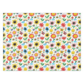 Nappe Joyeux jours - Fleur joyeuse et Motif d'amis (Devant (Horizontal))