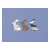 Nappe Joyeux lapin de lapin léopard de Pâques (Devant (Horizontal))