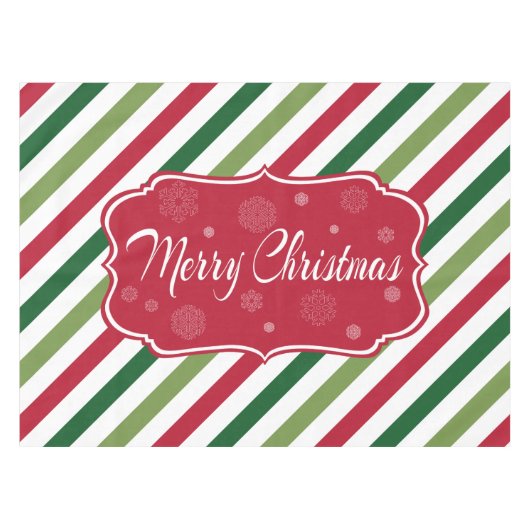 Nappe Joyeux Noël (Devant (Horizontal))