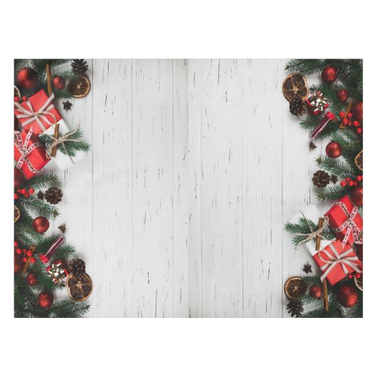 Nappe "Joyeux Noël" (Devant (Horizontal))