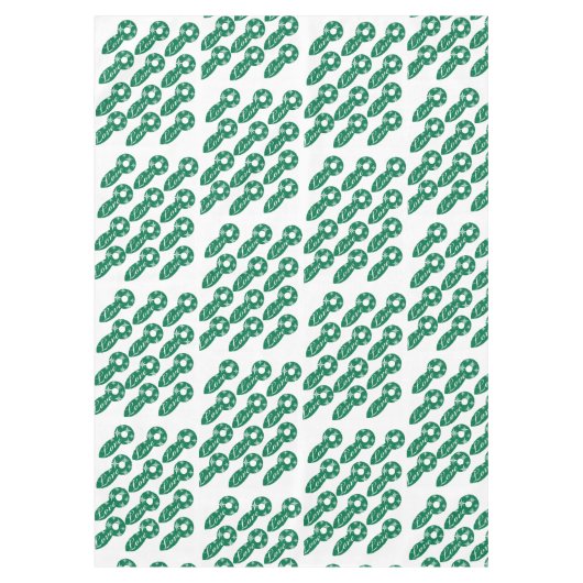 Nappe Joyeux Noël Amour Vert Blanc (Devant)