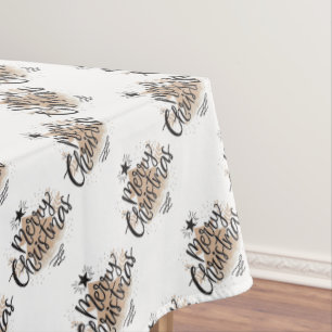 Nappe Joyeux Noël Arbres