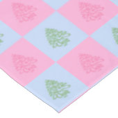 Nappe Joyeux Noël Arbres-2-COTON TABLECLOTH 52x70 (Angle)