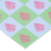 Nappe Joyeux Noël Arbres-3 COTON TABLECLOTH 52x70 (Angle)
