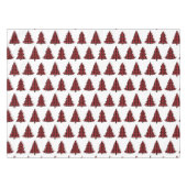 Nappe Joyeux Noël Calligraphie Buffalo Check Motif (Devant (Horizontal))