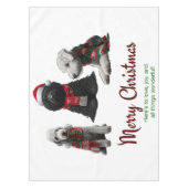 Nappe Joyeux Noël Chiens (Devant)