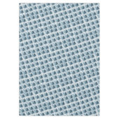 Nappe Joyeux Noël Cônes de pin bleus (Devant)