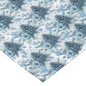 Nappe Joyeux Noël Cônes de pin bleus (Angle)