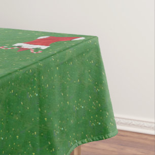 Nappe Joyeux Noël en or vert de Red Stockings