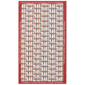 Nappe Joyeux Noël Personnaliser Nom de famille ou Texte  (Devant)