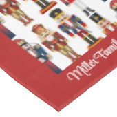 Nappe Joyeux Noël Personnaliser Nom de famille ou Texte  (Angle)