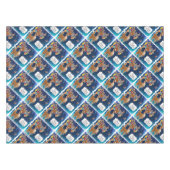 Nappe Joyeux Noël Renne qui danse (Devant (Horizontal))