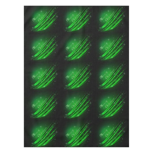 Nappe Joyeux Noël vert (Devant)