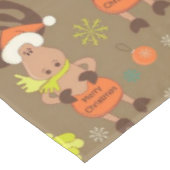 Nappe Joyeux Oie De Noël Et Snowman (Angle)