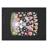 Nappe Joyeux Pâques 2025 Oeufs Lapin mignon lapin lapin (Devant (Horizontal))