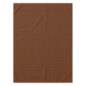 Nappe Joyeux point Polka Orange noir d'Halloween (Devant)