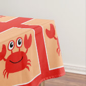 Nappe Joyeux tissu de table de crabe (In Situ)