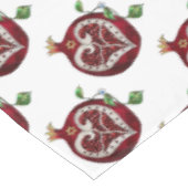 Nappe Judaica Pomegranate Heart Hanoukka Rosh Hashanah (Angle)