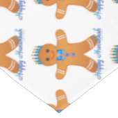 Nappe Judaïque Hanoukka Gingerbread Homme Menorah (Angle)