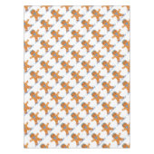 Nappe Judaïque Hanoukka Gingerbread Homme Menorah (Devant)