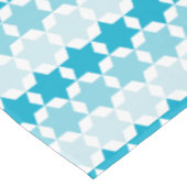 Nappe juive de vacances d'étoile de David - blanc (Angle)
