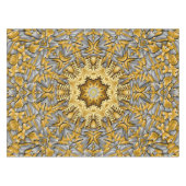 Nappe Kaléidoscope de cru d'argent d'or de métal (Devant (Horizontal))