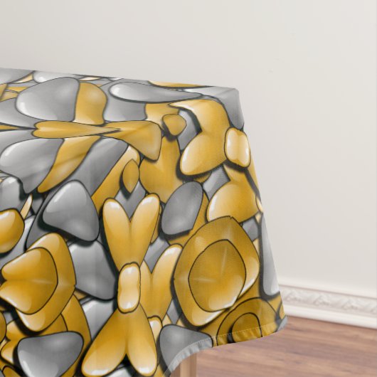 Nappe Kaléidoscope de cru d'argent d'or de métal (In Situ)