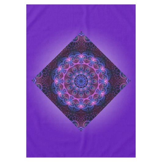 Nappe Kaleidoscope Mandala Hearts + votre idée (Devant)