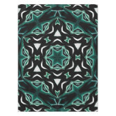 Nappe kaléidoscope marocain-africain motif sombre (Devant)